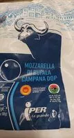 Mängden socker i Mozzarella di bufala campana