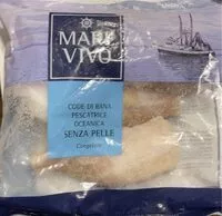 Mängden socker i Code di rana pescatrice oceanica senza pelle congelate