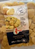 Mängden socker i Gnocchi patate