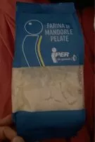 Mängden socker i Farina di mandorle pelate