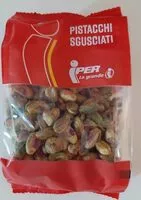 Mängden socker i Pistacchi sgusciati