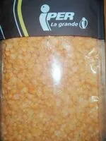 Mängden socker i Lenticchie rosse decorticate secche