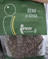 Mängden socker i semi di chia