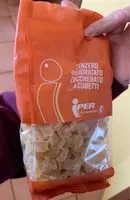 Mängden socker i Zenzero disidratato zuccherato a cubetti