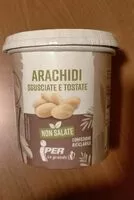 Mängden socker i Arachidi sgusciate