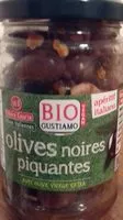Mängden socker i Olives noires piquantes