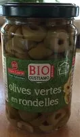 Mängden socker i Olives vertes en rondelles