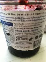 Mängden socker i Zuegg Confettura Mirtilli