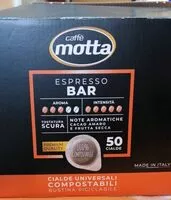 Mängden socker i Caffè Motta espresso bar