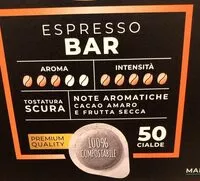 Mängden socker i Espresso bar