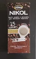 Mängden socker i Nikol 15 cialde compostabili