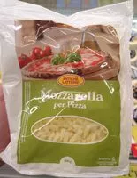 Mängden socker i Mozzarella per pizza