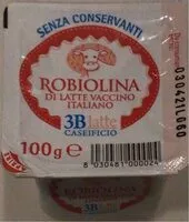 Mängden socker i Robiolina di latte vaccino