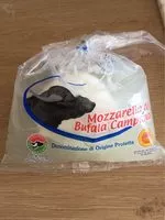 Mängden socker i Mozzarella di Bufala Campana