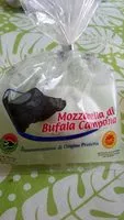 Mängden socker i Mozzarella di bufala campana