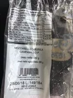 Mängden socker i Mozzarella di bufala