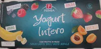 Mängden socker i Yogurt intero con frutta in pezzi
