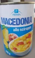 Mängden socker i Macedonia allo sciroppo