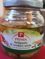 Mängden socker i Antipasto di verdure miste