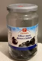 Mängden socker i Olive nere denocciolate