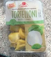 Mängden socker i Tortelloni ricotta e spinaci