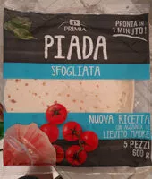 Mängden socker i Piadina