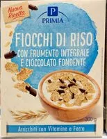 Mängden socker i Fiocchi di riso con frumento integrale e cioccolato fondente