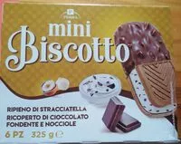 Mängden socker i Mini biscotto