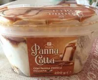 Mängden socker i Gelato panna cotta