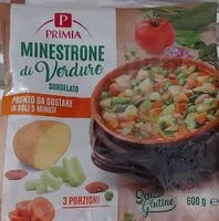 Mängden socker i Minestrone di verdure