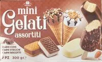 Mängden socker i Mini gelati assortiti