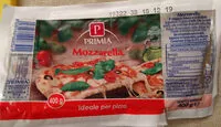 Mängden socker i Mozzarella per pizza