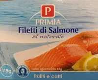 Mängden socker i Filetti di salmone al naturale