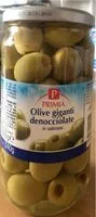 Mängden socker i Olive giganti denocciolate