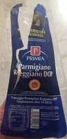 Mängden socker i Parmiggiano reggiano dop