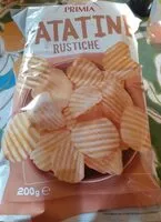 Mängden socker i Patatine rustiche