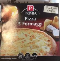 Mängden socker i Pizza 5 formaggi
