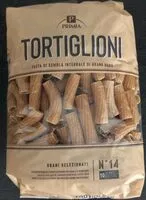 Mängden socker i Tortiglioni pasta di semola integrale di grano duro