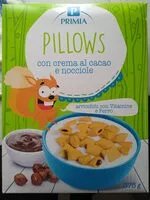Mängden socker i Pillows con crema al cacao e nocciole