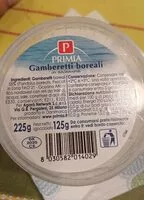 Mängden socker i Gamberetti Boreali