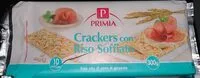 Mängden socker i Crackers con riso soffiato