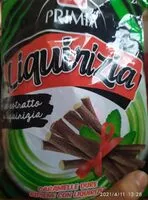 Mängden socker i Caramelle dure ripiene con licuirizia