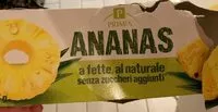 Mängden socker i Ananas a fette al naturale senza zuccheri aggiunti