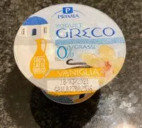 Mängden socker i Yogurt Greco Vaniglia 0%