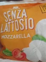 Mängden socker i Mozzarella senza lattosii