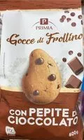 Mängden socker i Gocce di Frollino con pepite di cioccolato