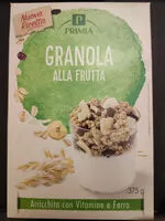 Mängden socker i Granola alla frutta