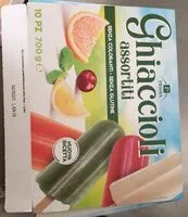 Mängden socker i Giaccioli assortiti