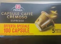 Mängden socker i Capsule caffè cremoso