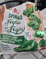 Mängden socker i Spinaci in foglia